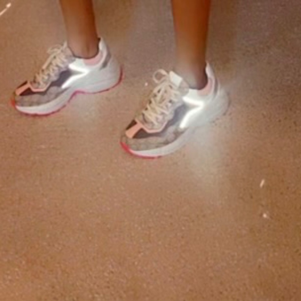 Gucci GG Rhyton Beige White Pink